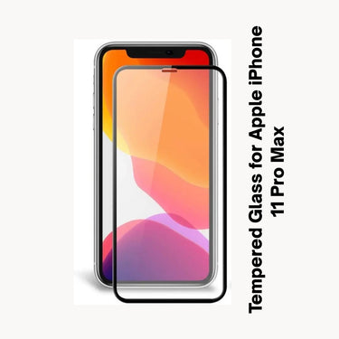 Tempered Glass for Apple iPhone 11 Pro Max | Transparent Full HD Screen Protector with Anti-Scratch Edge-to-Edge Coverage & Easy Installation Kit (Pack Of 2)